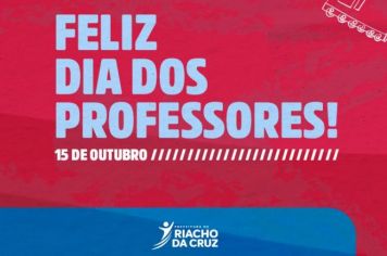 15 de Outubro - Feliz Dia dos Professores.