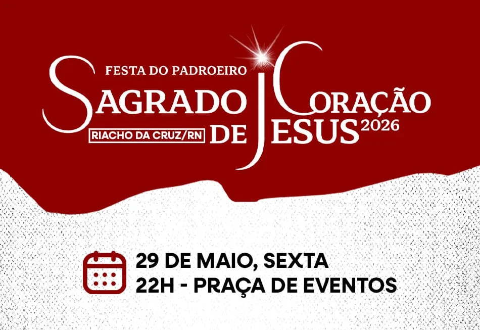 Festa do Padroeiro Sagrado Coração de Jesus 2026!